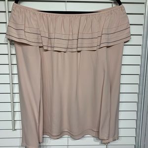 Club Monaco Pink off the shoulder top